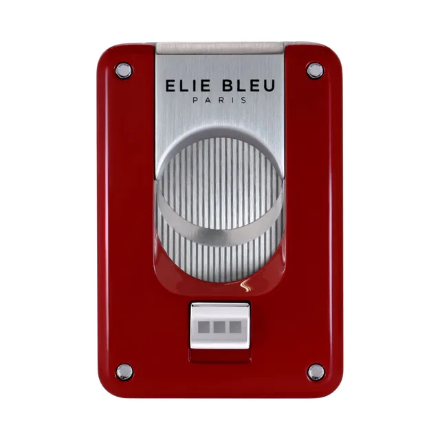 elie-bleu-zigarrenschneider-doppelklinge-lackiert-rot-ebc4005 image 1