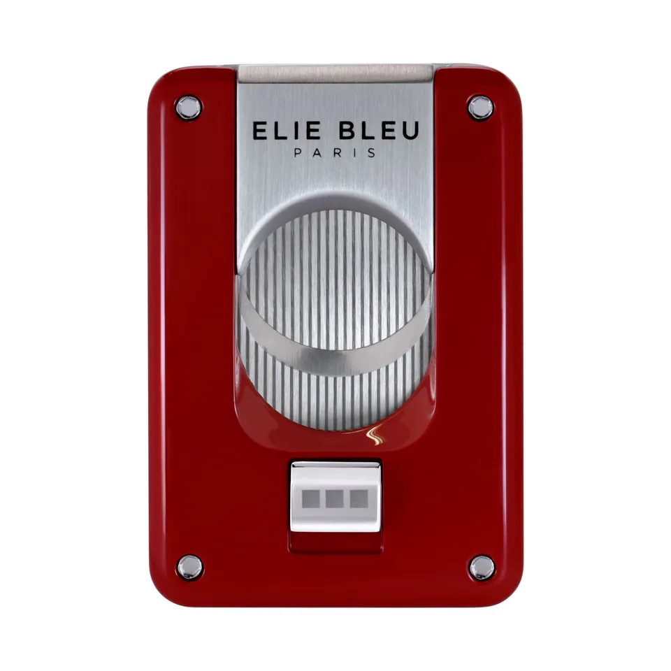 elie-bleu-zigarrenschneider-doppelklinge-lackiert-rot-ebc4005 image 1