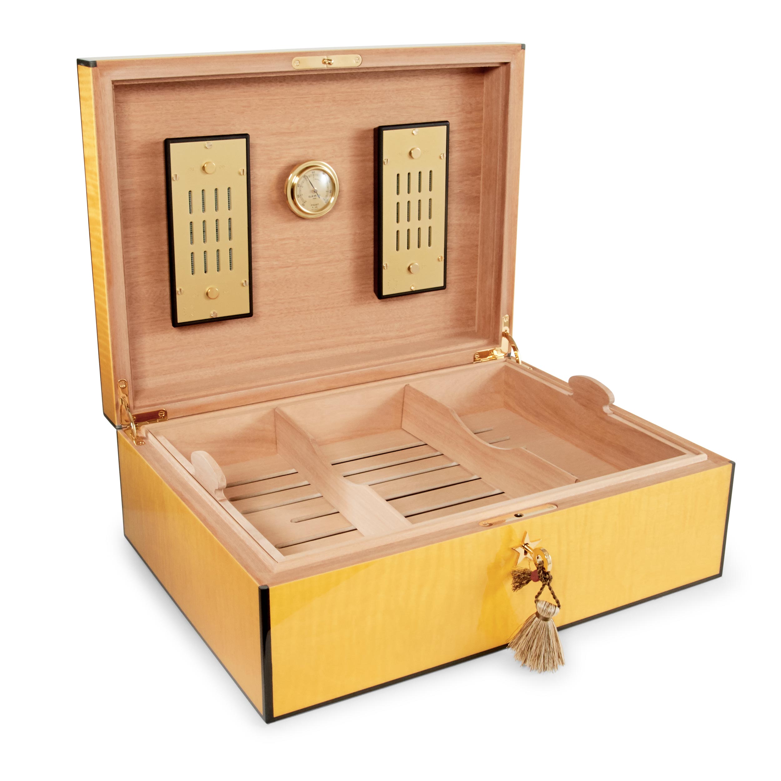 elie-bleu-che-humidor-110-zigarren-gelb-sycomore image 2