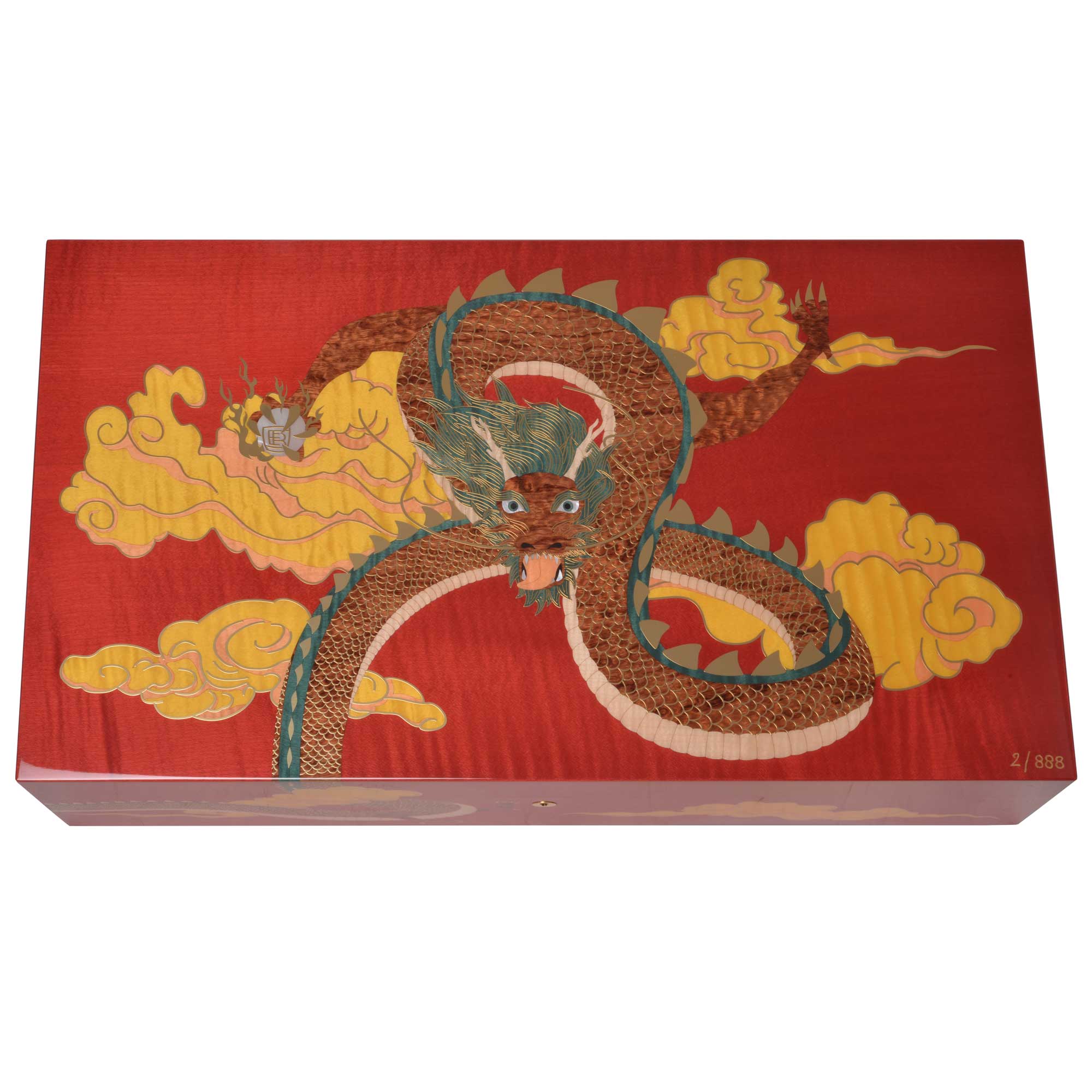 elie-bleu-dragon-humidor-f-r-250-zigarren-sycomore image 3