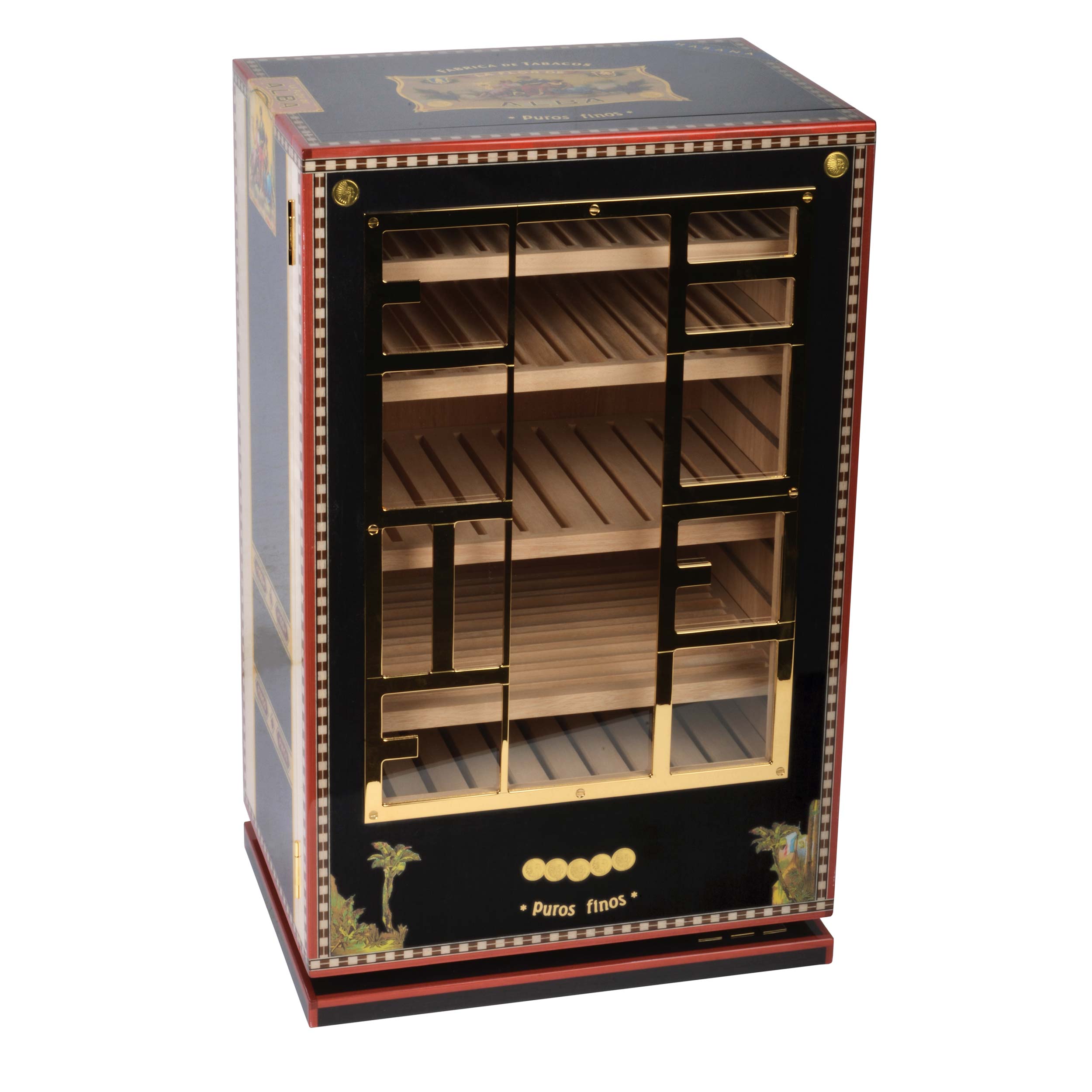 elie-bleu-flor-de-alba-humidor-150-schwarz image 1