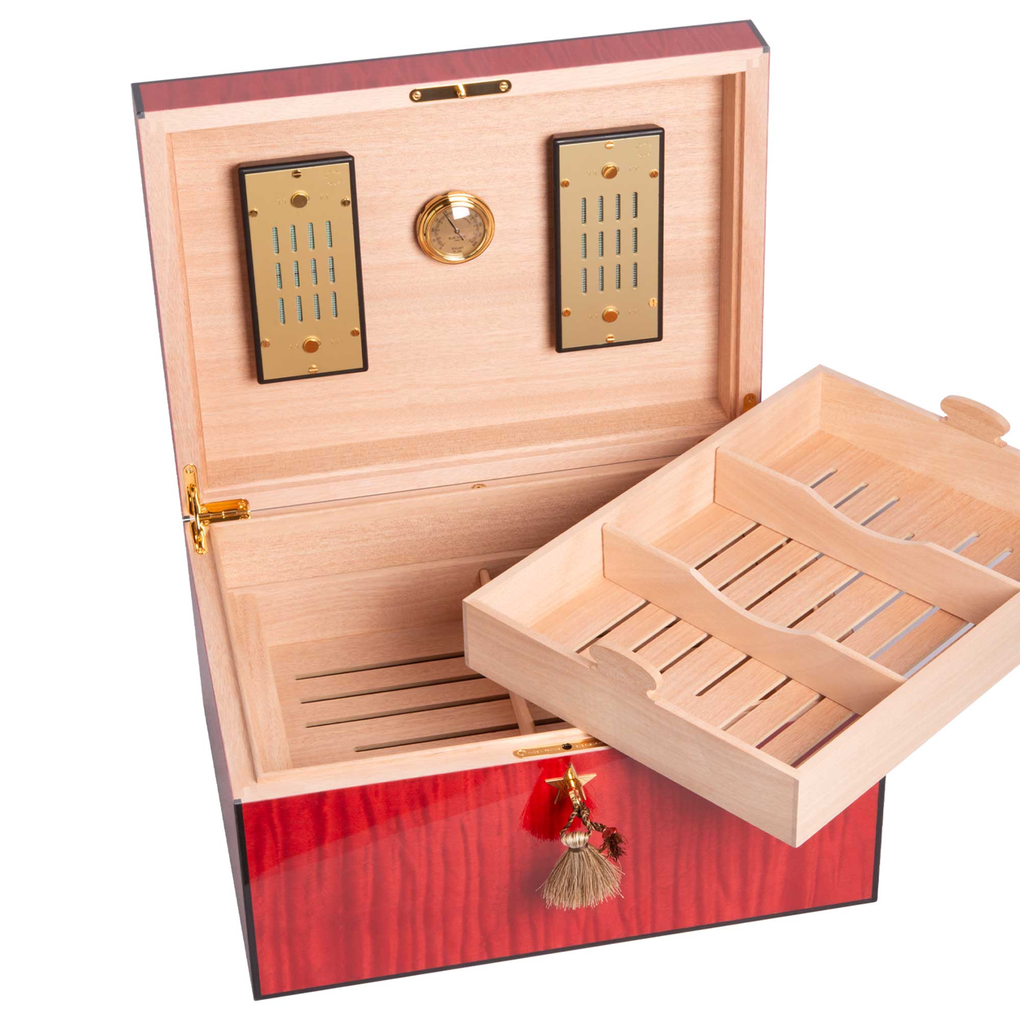 elie-bleu-che-humidor-box-300-zigarren-rot-sycomore image 5
