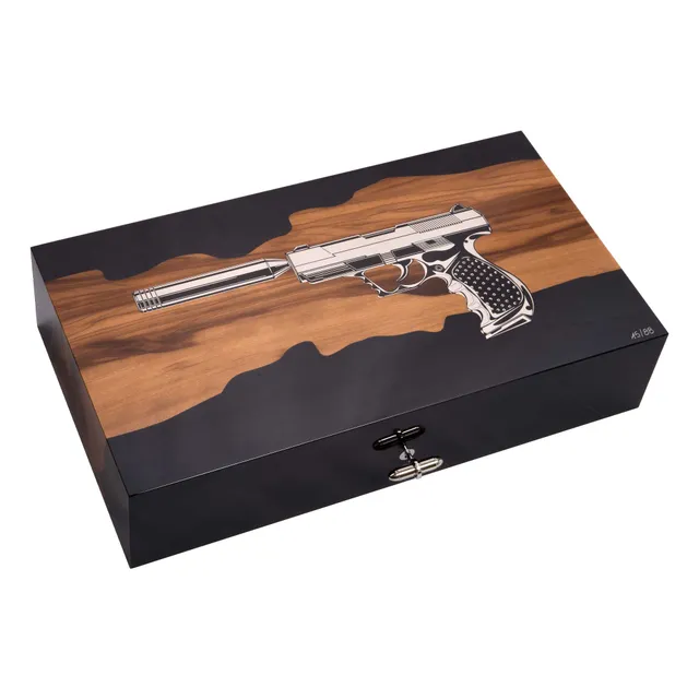 elie-bleu-gun-thriller-humidor-f-r-110-zigarren-red-gum image 1