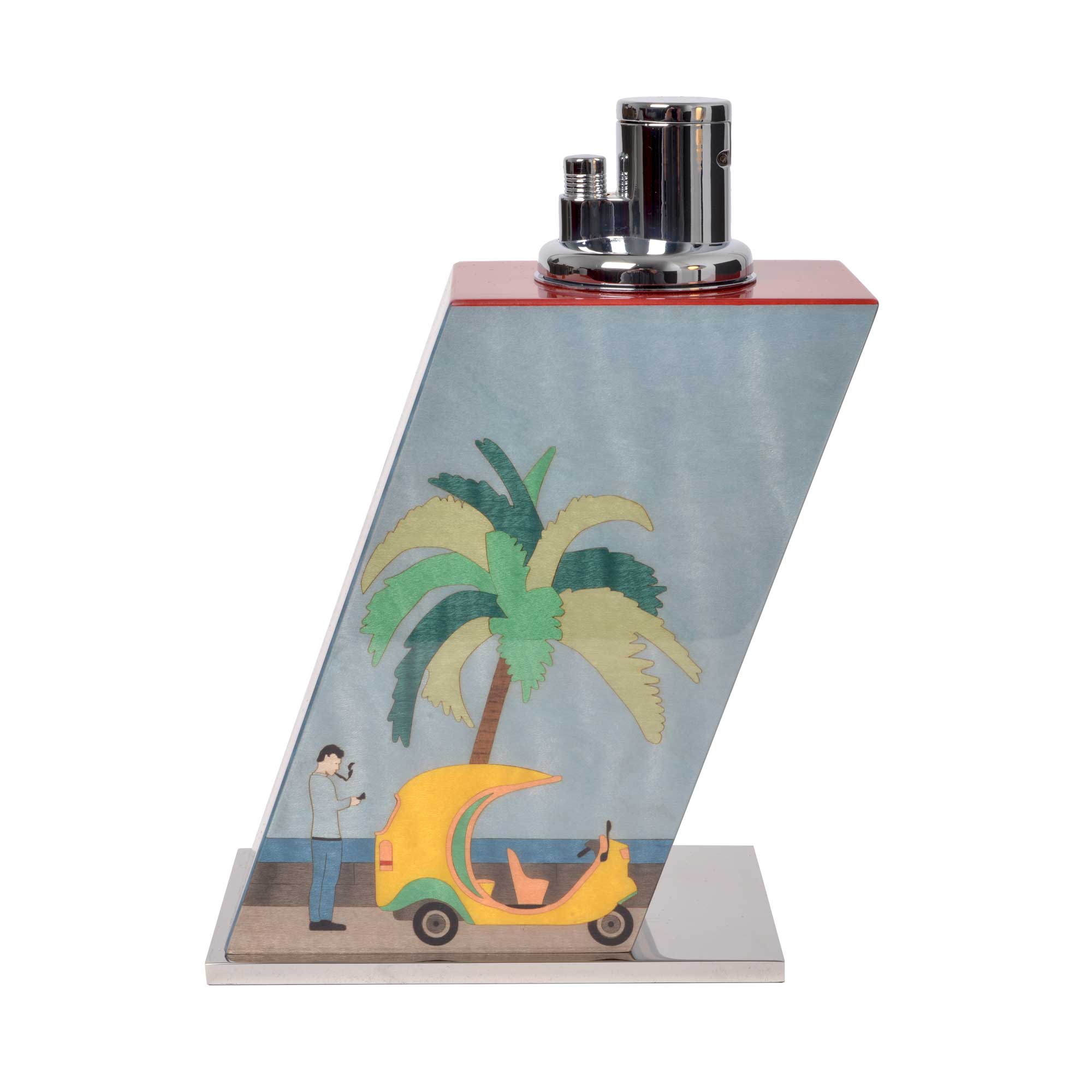 elie-bleu-casa-cubana-carousel-tischfeuerzeug-gro image 3