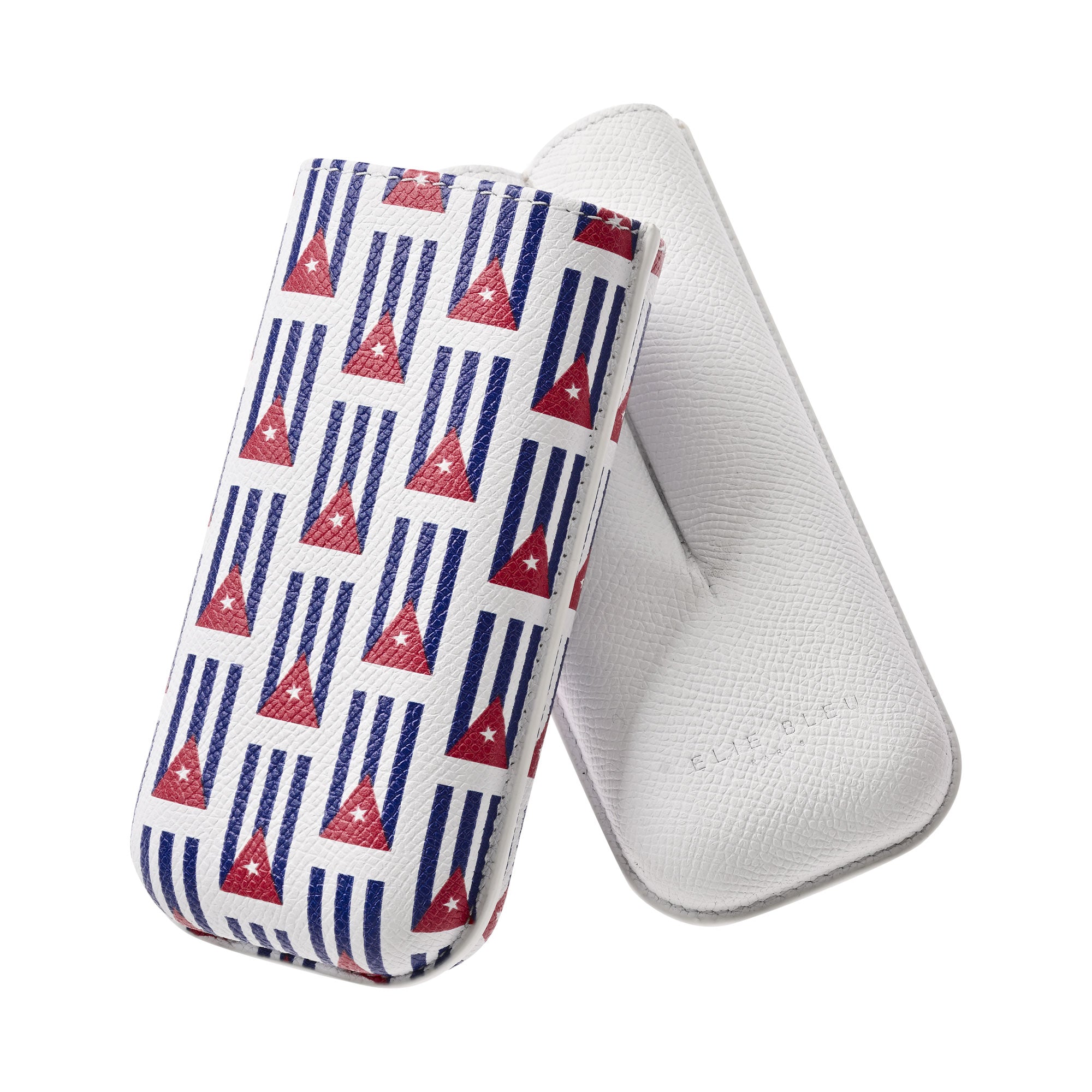 elie-bleu-cuban-flags-zigarrenetui-2-zigarren-leder image 4