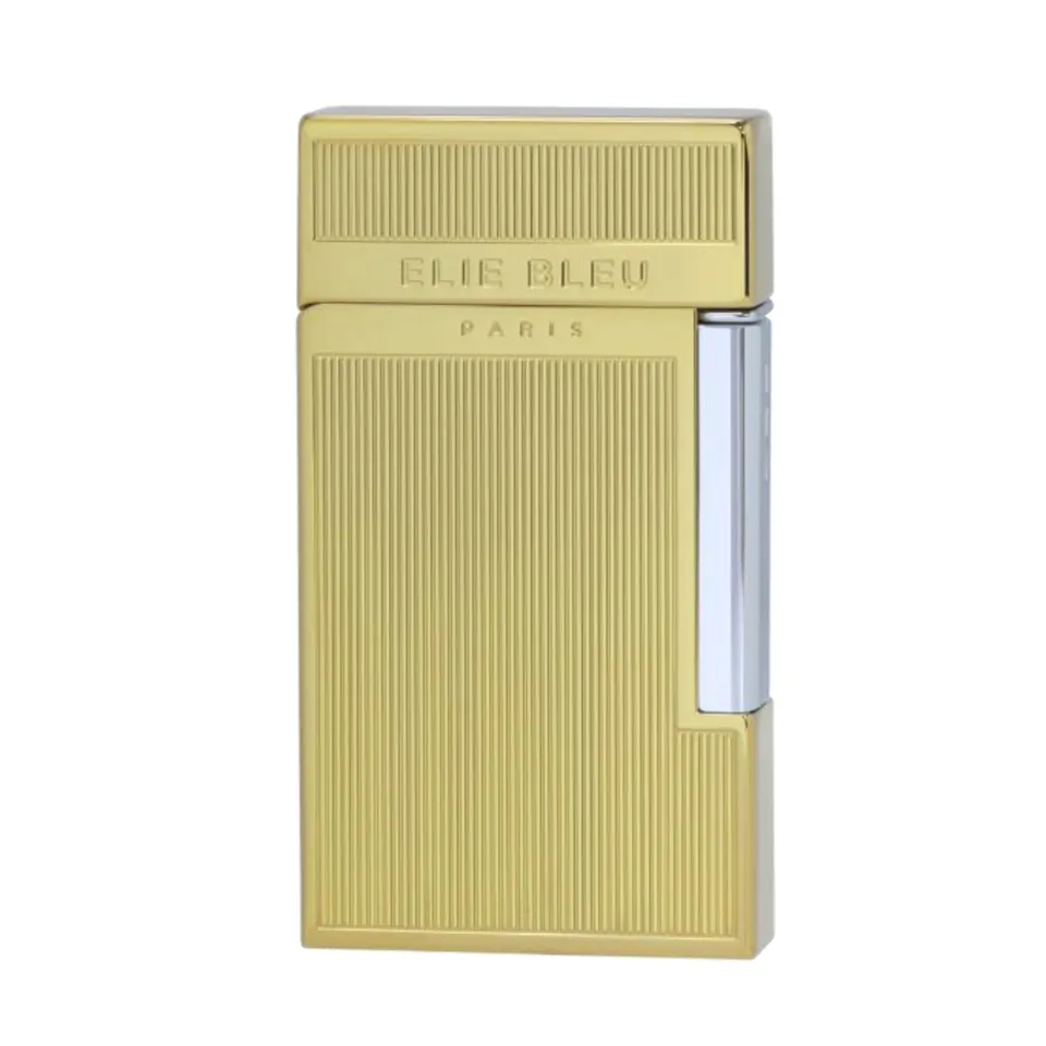 elie-bleu-diamond-jetflame-taschenfeuerzeug-gold-ebj1404 image 1