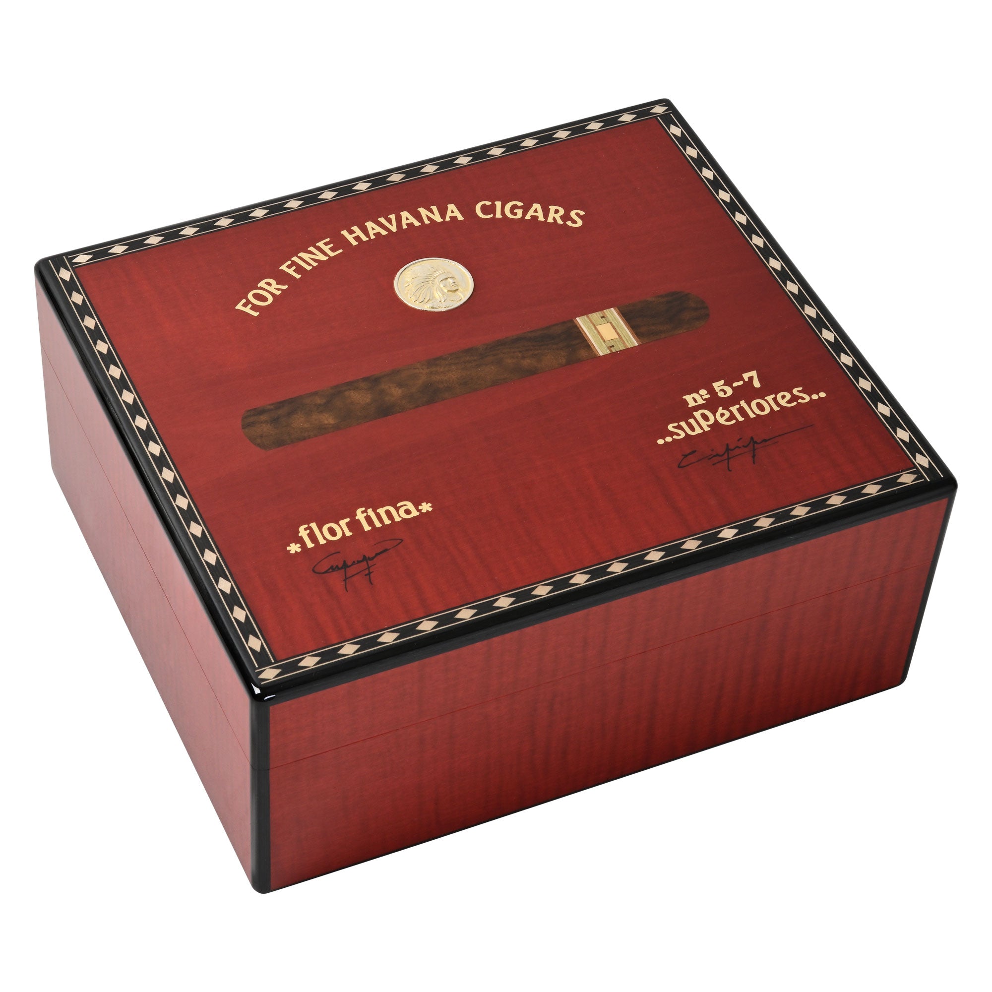 elie-bleu-medal-humidor-50-zigarren-schwarz-sykomore image 6
