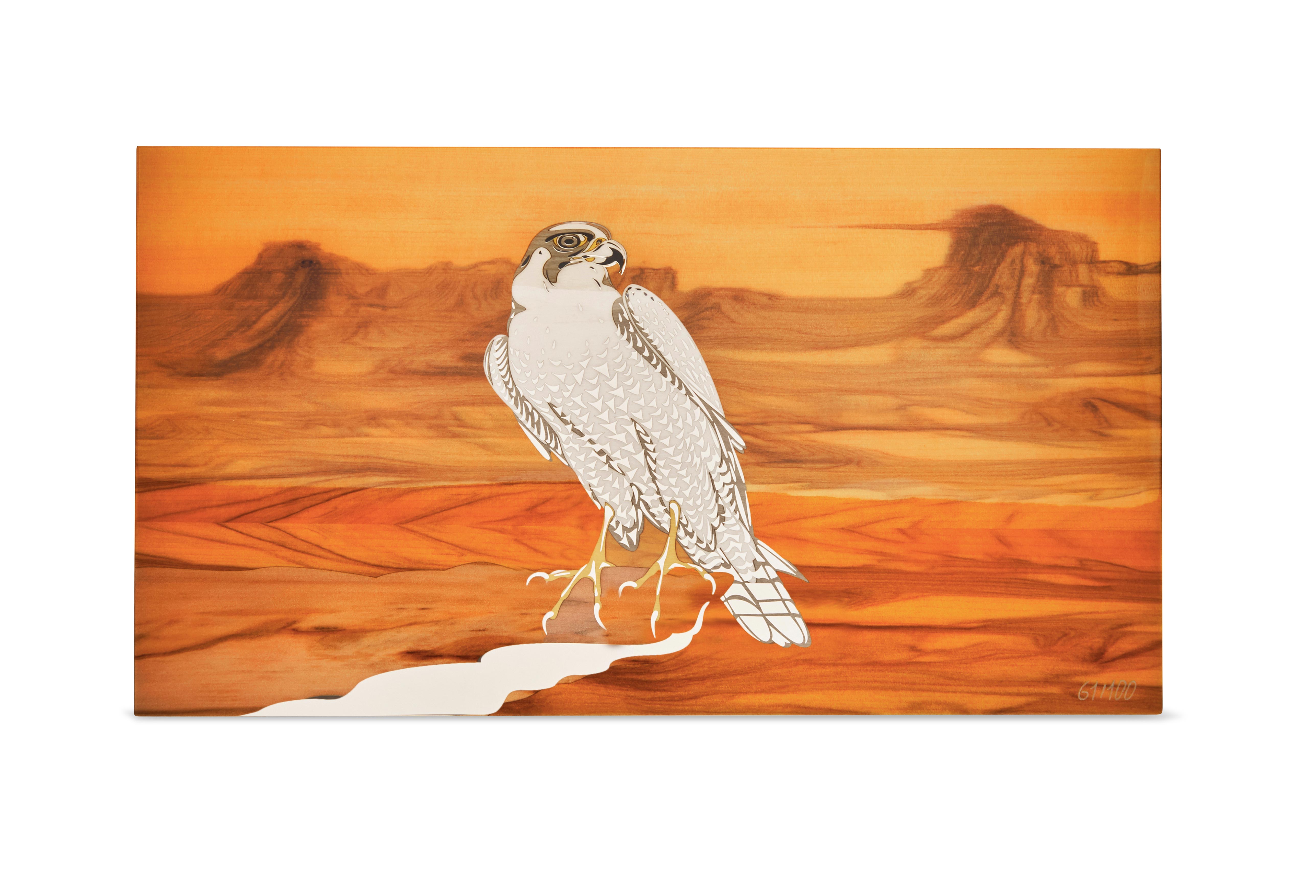 elie-bleu-falcon-humidor-110-zigarren-intarsien image 4