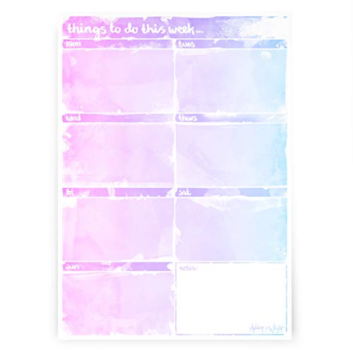 ashton-and-wright-wochenplaner-a4-schreibunterlage-60-blatt-aquarell image 5