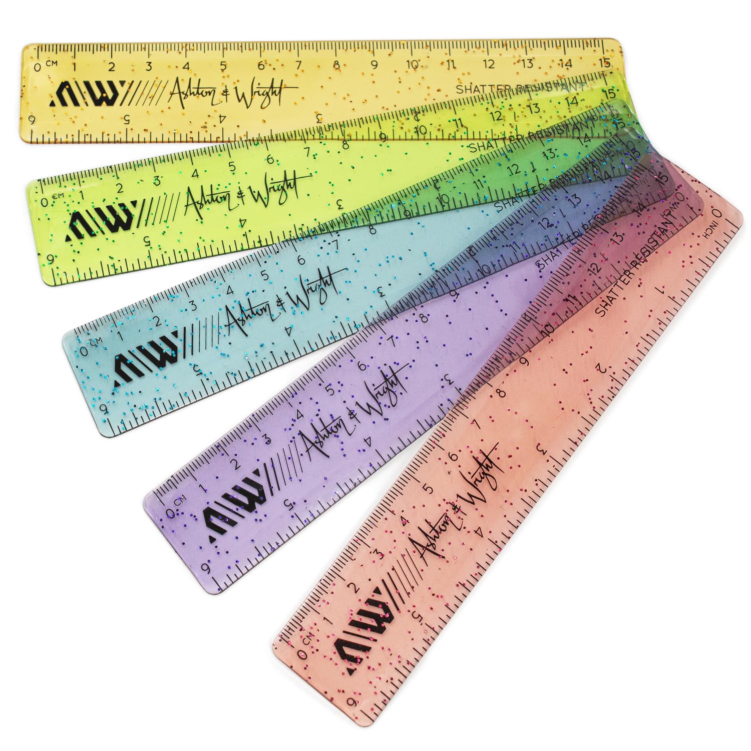 ashton-and-wright-lineal-15-cm-transparent-5er-set-bruchsicher image 6