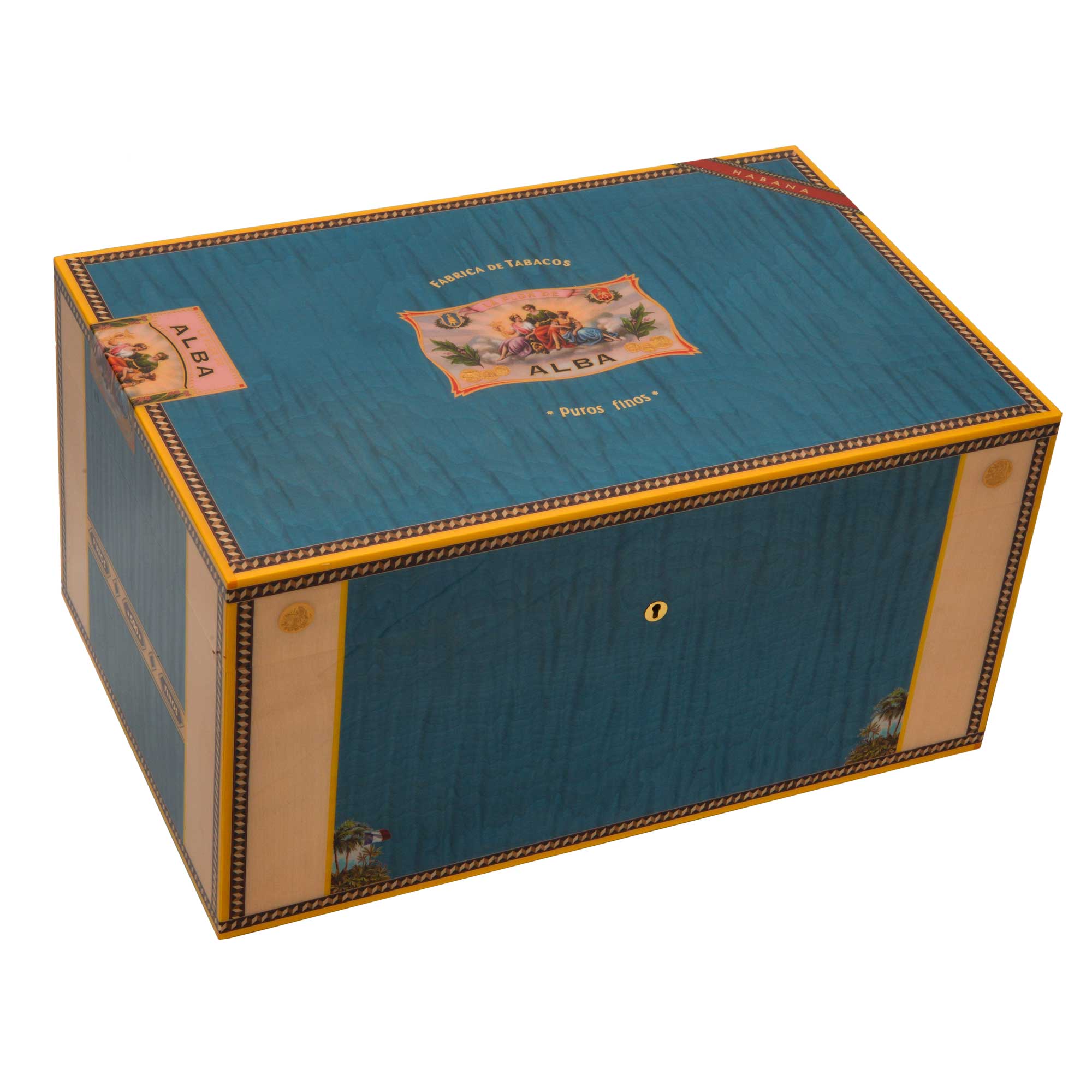 elie-bleu-flor-de-alba-humidor-500-zigarren-schwarz image 2