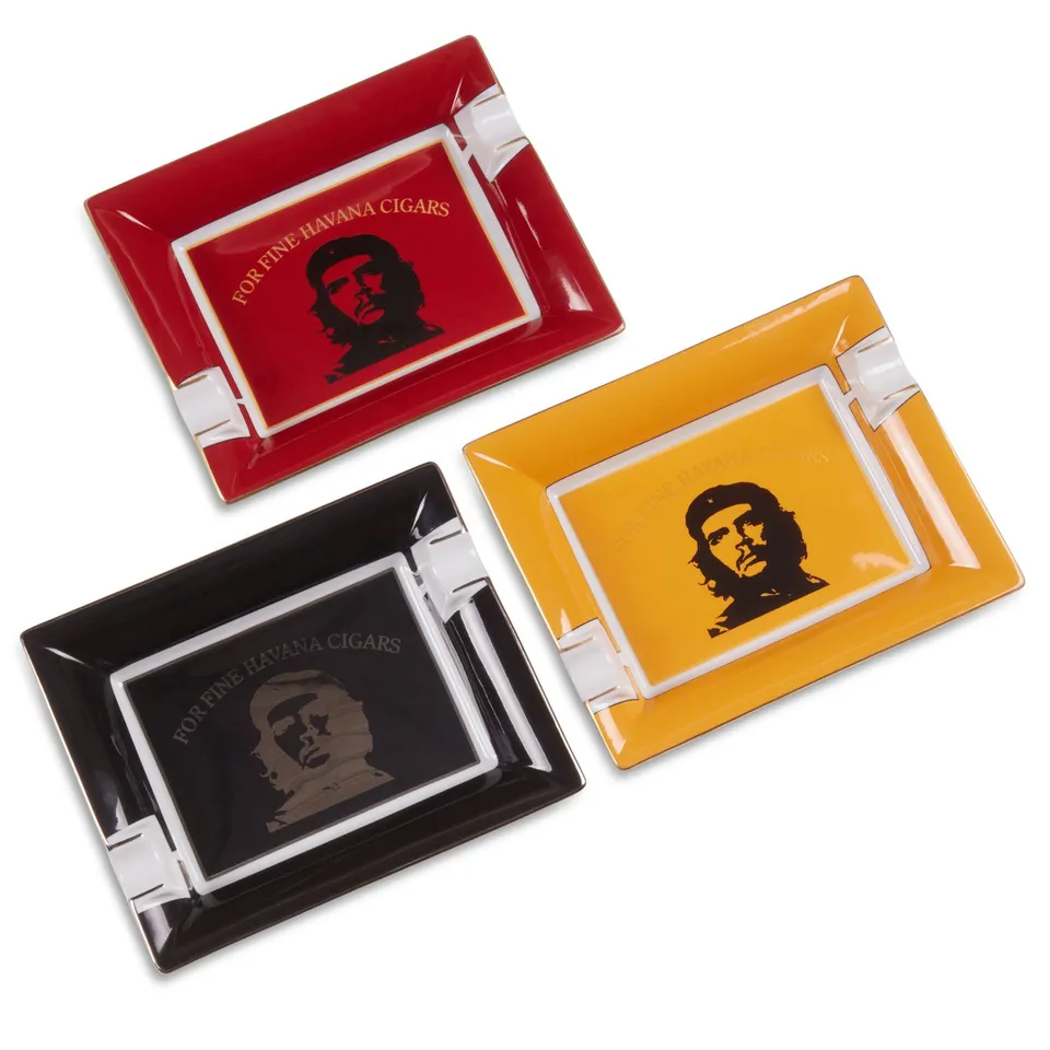 elie-bleu-che-aschenbecher-porzellan-rot-havanna-motiv image 1