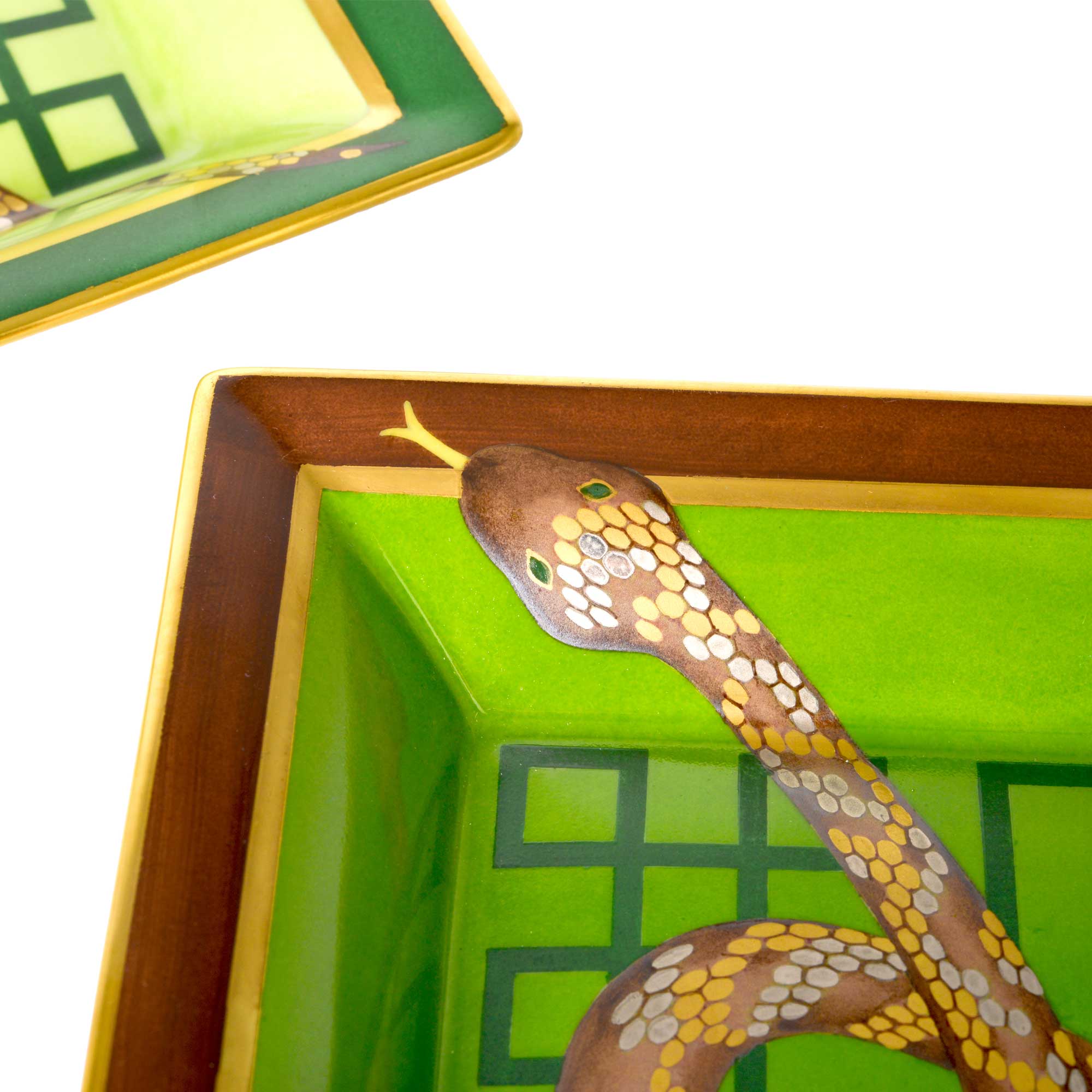 elie-bleu-snake-aschenbecher-porzellan-handbemalt-hellgr-n image 5
