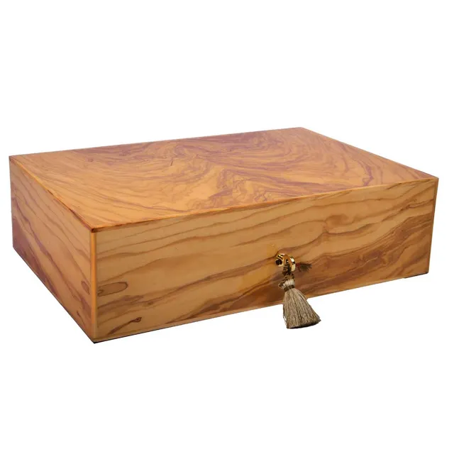 elie-bleu-full-olive-humidor-110-zigarren-olivenholz image 1
